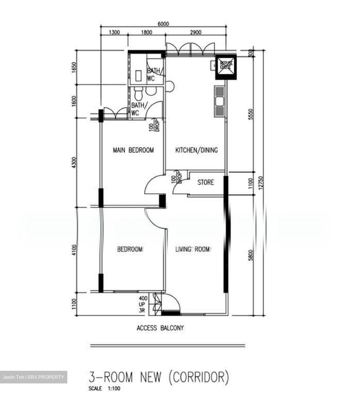 Blk 531 Jurong West Street 52 (Jurong West), HDB 3 Rooms #564187611